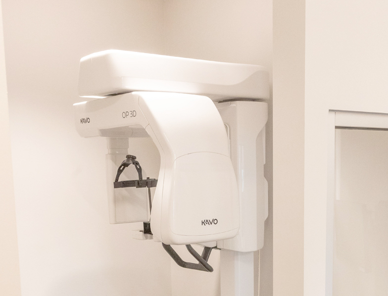 Cone beam C T scanner in dental office